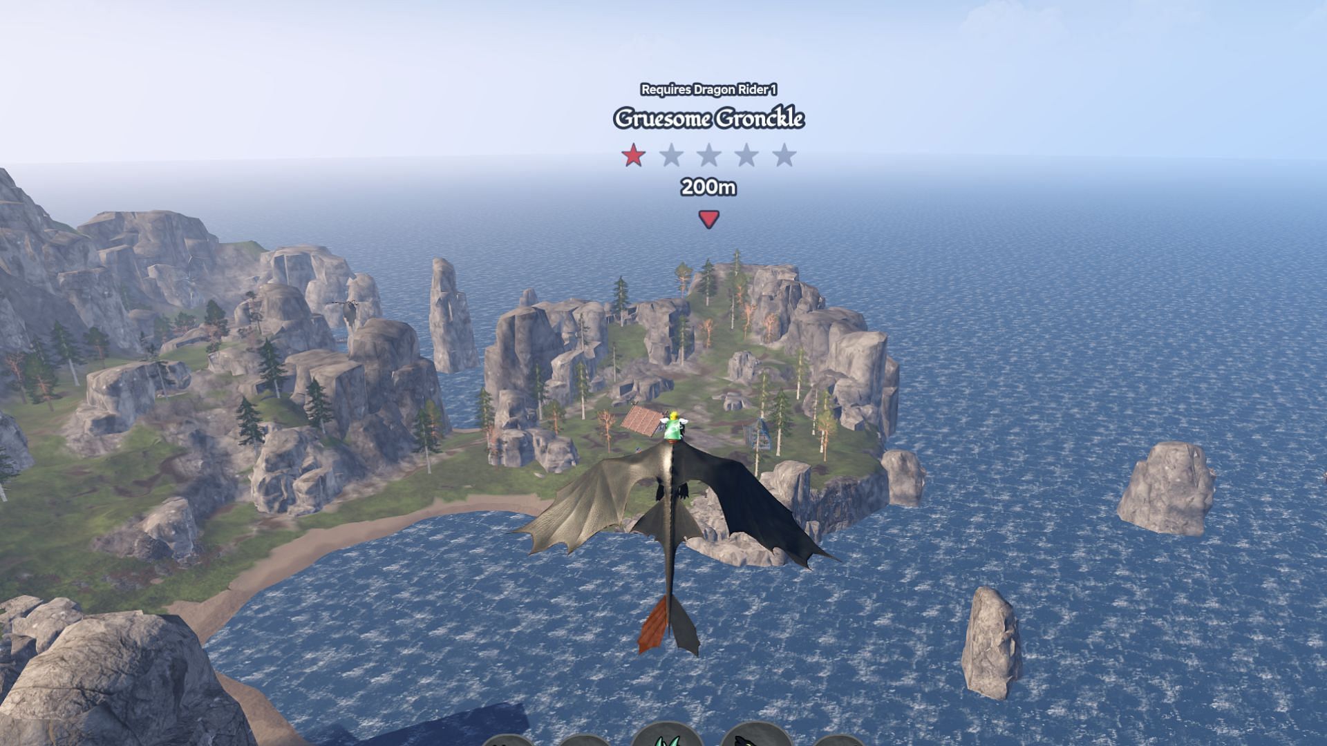 You must be at least level 1 to complete the island's quest (Image via Roblox)